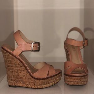 Schutz Blush Wedges